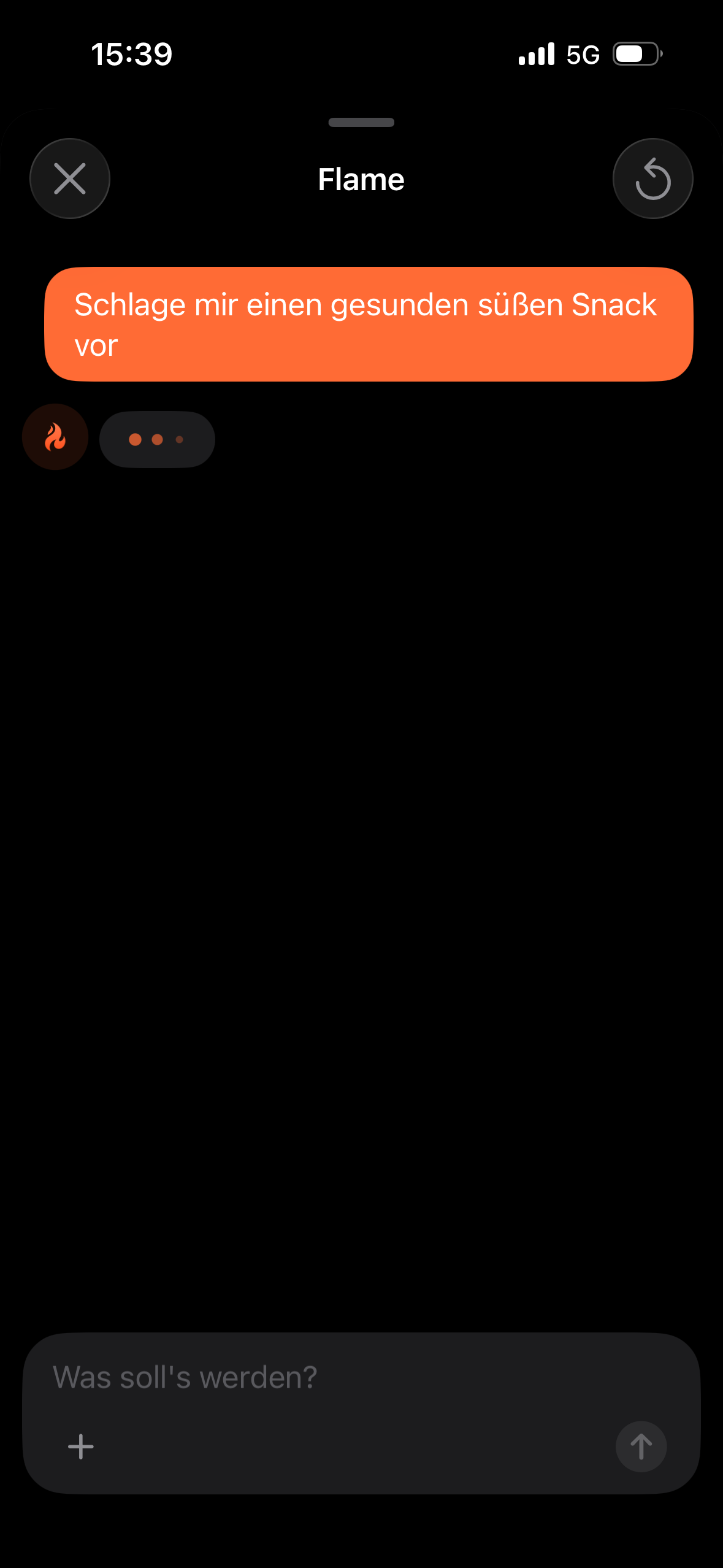 Flamiq Flame Chat: Sag der AI worauf du Lust hast und erhalte personalisierte Rezepte