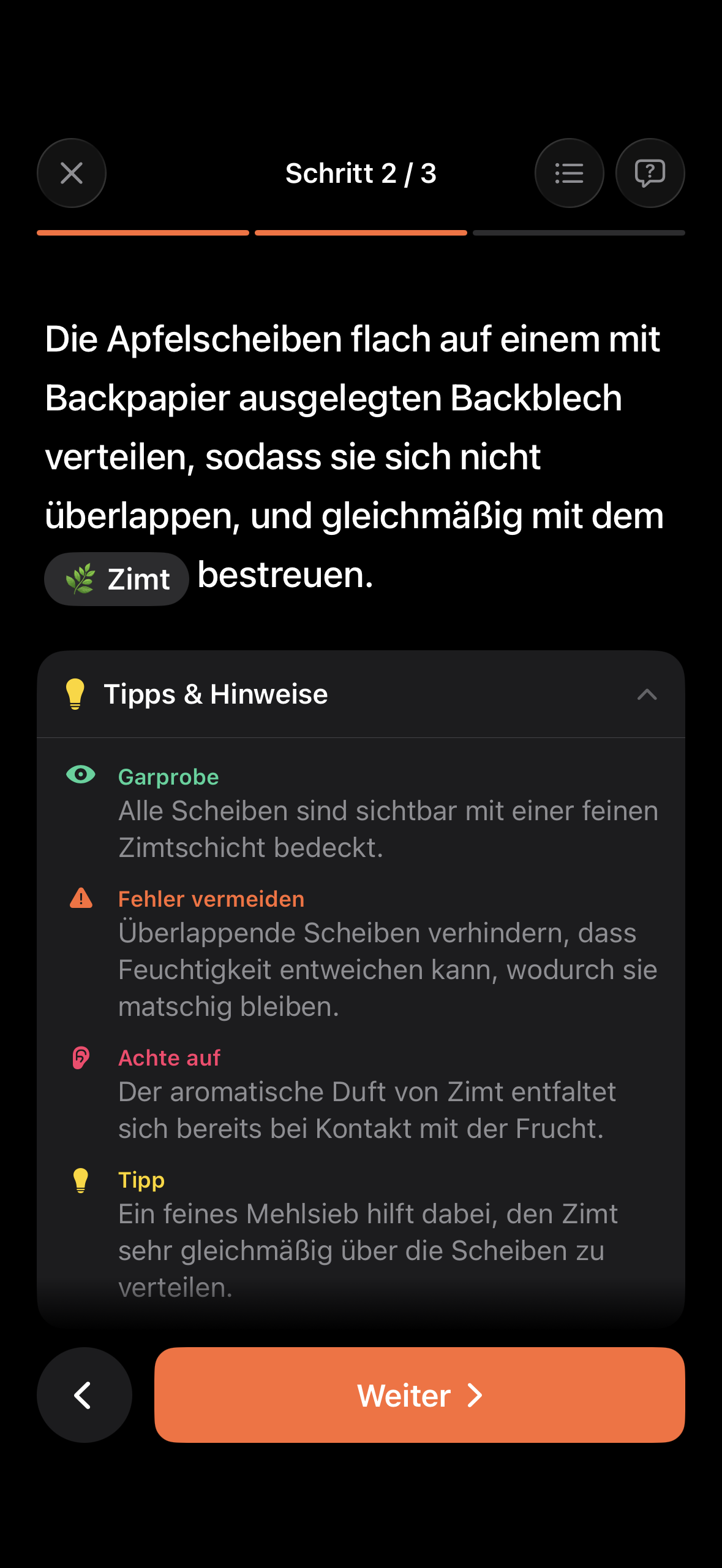 Flamiq App: Immersiver Kochmodus mit Schritt-für-Schritt-Anleitung und Tipps